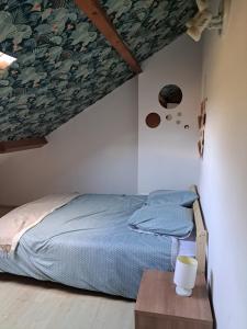 Chambre dans maison en colocation客房内的一张或多张床位