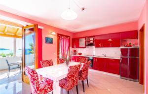 Kuchyň nebo kuchyňský kout v ubytování Holiday Home Prizba Bb