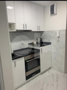 Kuchyň nebo kuchyňský kout v ubytování Apartman 078