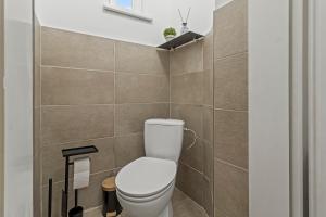 Kúpeľňa v ubytovaní Zentrale, stilvolle und gemütliche Wohnung