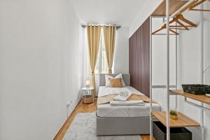 Posteľ alebo postele v izbe v ubytovaní Zentrale, stilvolle und gemütliche Wohnung