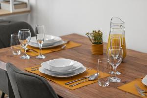 Nápoje v ubytovaní Zentrale, stilvolle und gemütliche Wohnung