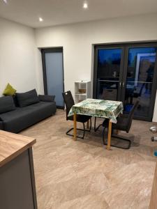 Posezení v ubytování Ferienwohnung Zeitler
