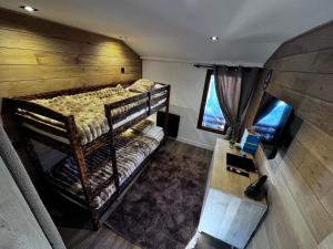 Chalet Millou Beuil客房内的一张或多张床位