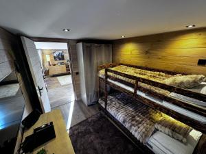 Chalet Millou Beuil客房内的一张或多张床位