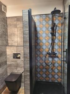 Koupelna v ubytování Apartmán Refrino na jedinečném místě + 37 fotografií