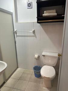 Koupelna v ubytování Hotel Urban Matamoros