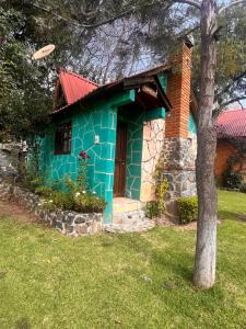 Zahrada ubytování Cabañas Cumbres de Aguacatitla