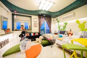 巴黎Villa 主題派對K歌 BBQ 麻將包棟的休息区