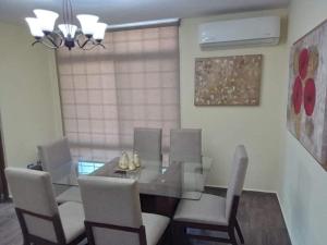 Ruang duduk di Apartamento En Anahuac