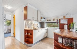Dapur atau dapur kecil di Awesome Home In Hemmet With Kitchen +17 gambar