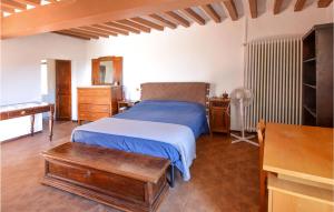 Posteľ alebo postele v izbe v ubytovaní Pet Friendly Home In Monchio Delle Olle
