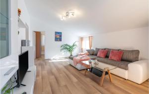 Televízia a/alebo spoločenská miestnosť v ubytovaní Three-Bedroom Holiday Home In Buje