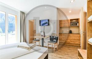 Kuchyňa alebo kuchynka v ubytovaní Schoene Ferienwohnung