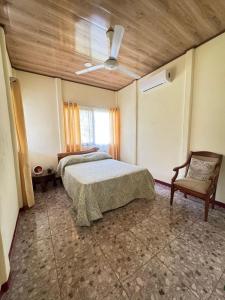 Postel nebo postele na pokoji v ubytování Casa Chilamate