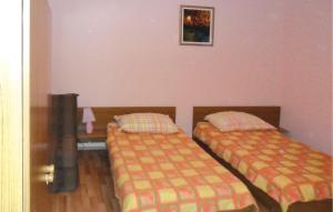 Postel nebo postele na pokoji v ubytování One-Bedroom Apartment In Orebic