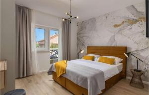Ένα ή περισσότερα κρεβάτια σε δωμάτιο στο Villa Calma Brisevo