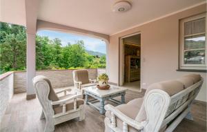A seating area at Villa Cristina