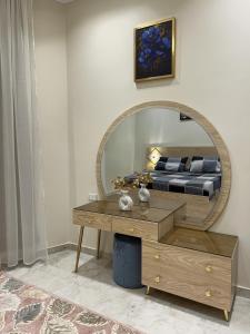 Modern 3-BR in New Cairo Lotus客房内的一张或多张床位