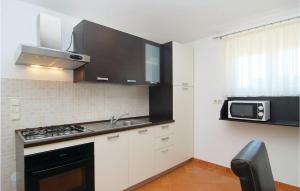 Kuchyň nebo kuchyňský kout v ubytování Apartment Stari Put V