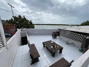 Balkón nebo terasa v ubytování Tropicana