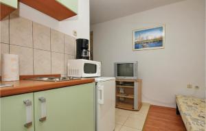 Küche/Küchenzeile in der Unterkunft Apartment Prigradica V