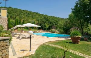 The swimming pool at or close to Beautiful Home In Castiglion Fiorentino