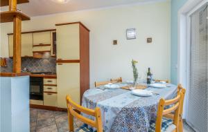 Kuchyň nebo kuchyňský kout v ubytování Beautiful Apartment In Pinezici