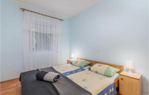 Postel nebo postele na pokoji v ubytování Beautiful Apartment In Pinezici