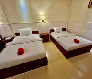 Letto o letti in una camera di Nice Guesthouse