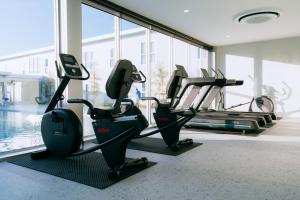 Fitness centrum a/nebo fitness zařízení v ubytování วัน บัดเจท เชียงราย บายพาสตะวันออก One Budget Hotel Chiangrai Bypass-East