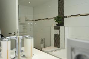 Koupelna v ubytování UNO Hotel Posthof Saarlouis
