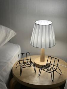 Tempat tidur dalam kamar di Sweet Home Gwanak