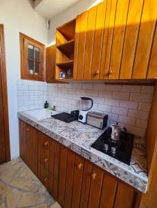 Kuchyň nebo kuchyňský kout v ubytování La Casita de Madera