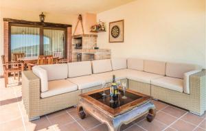 A seating area at Beautiful Home In Sant Miquel Daro