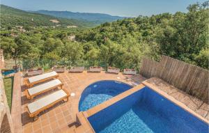 The swimming pool at or close to Beautiful Home In Sant Miquel Daro