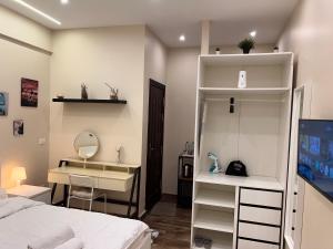 Voodi või voodid majutusasutuse Private cozy studio toas