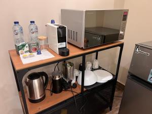 Köök või kööginurk majutusasutuses Private cozy studio