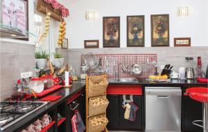 Kuchyň nebo kuchyňský kout v ubytování Three-Bedroom Holiday Home In Labin