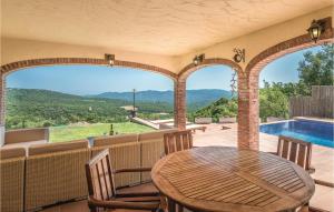 The swimming pool at or close to Beautiful Home In Sant Miquel Daro