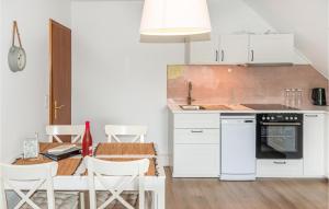 Η κουζίνα ή μικρή κουζίνα στο Cozy Apartment In Hasselberg With Wifi
