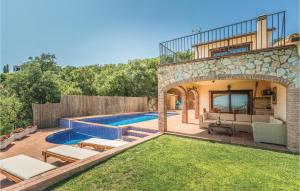 The swimming pool at or close to Beautiful Home In Sant Miquel Daro