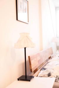 Postel nebo postele na pokoji v ubytování APARTMÁN U ZOUBKU