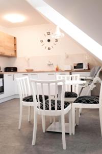 Kuchyň nebo kuchyňský kout v ubytování APARTMÁN U ZOUBKU