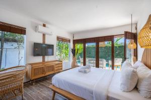 TV a/nebo společenská místnost v ubytování Villa Vintage 2