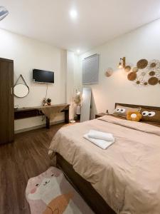 Postel nebo postele na pokoji v ubytování Little Chái Nho Homestay