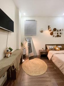 Postel nebo postele na pokoji v ubytování Little Chái Nho Homestay