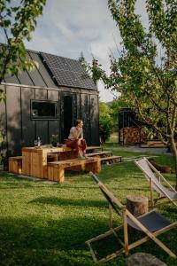 Zahrada ubytování AIVA Glamping