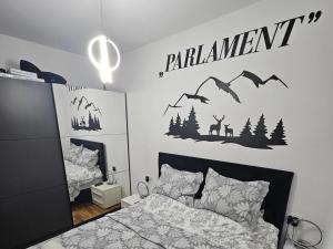 パレにあるParlament- Jahorina-Paleのベッドルーム1室(ベッド1台付)