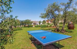 Stolný tenis v ubytovaní 4 Bedroom Nice Home In Buje alebo v jeho okolí